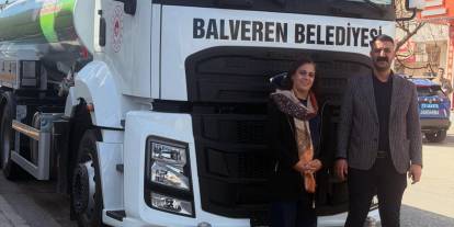 Balveren Belediyesi’ne 13 Tonluk Arazöz Hibe Edildi