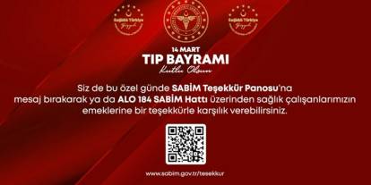 Sabim’den Tıp Bayramı’na Özel Mesaj