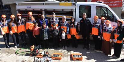 Şırnak’ta AFAD eğitimleriyle kadınlar afetlere karşı bilinçlendiriliyor