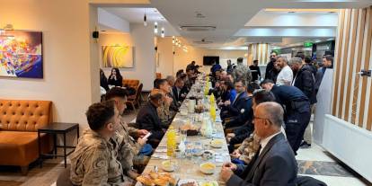 Beytüşşebap’ta kurum amirleri iftar programında buluştu