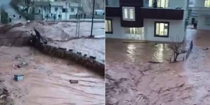 Şırnak’ta yağış etkili oldu: Dereler taştı, evleri su bastı