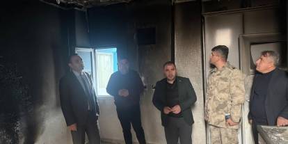 Yangında Mağdur Olan Aileye Devlet Desteği: Kaymakam Partal Sahada