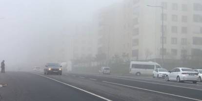 Şanlıurfa’da Yoğun Sis Etkili Oldu