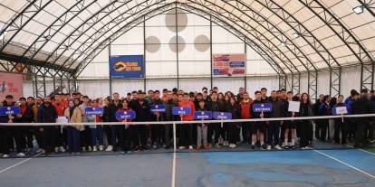 Şırnak’ta Gençler Tenis Grup Müsabakaları Başladı