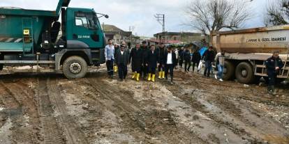 Şırnak’ta selden etkilenen köyde incelemeler yapıldı