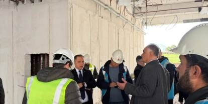 Şırnak’ta 500 yataklı hastane inşaatında inceleme yapıldı