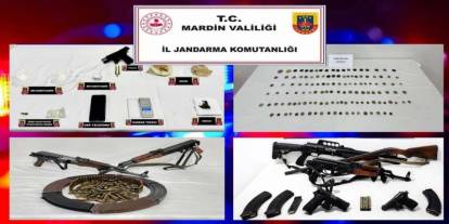 Mardin’de silah ve tarihi eser kaçakçılığı operasyonu: 6 kişi gözaltına alındı