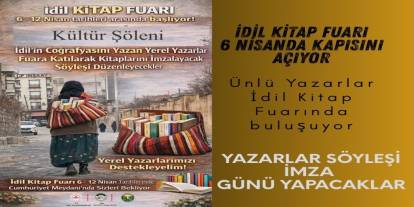 İdil’de kitap şöleni başlıyor: 6 gün boyunca yazarlar ve yayınevleri buluşacak