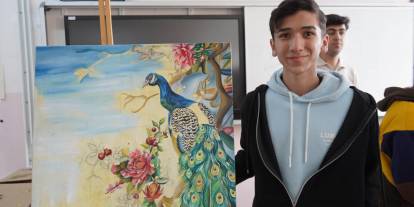 Şırnaklı Hüsam, ABD’nin Sanat Devlerinden Birincilikle Kabul Aldı