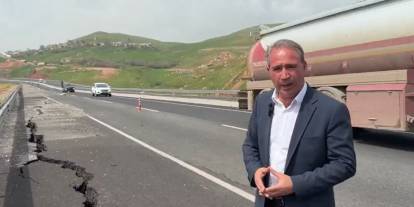 İpek Yolu’nda Şok Görüntü! 1 Yıllık Yol Çöktü: Milletvekili İrmez; “Sorumlular Kim?”