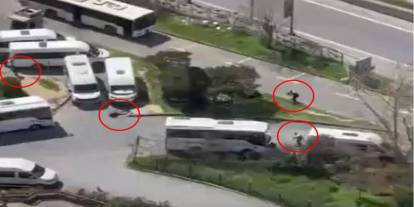 İsrail konsolosluğu önünde çatışma: 1 ölü 2 polis yaralı