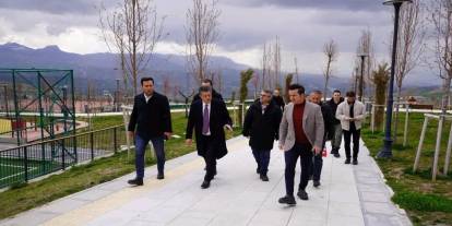 Şırnak’ta Millet Bahçesi’nde bahar hazırlıkları incelendi