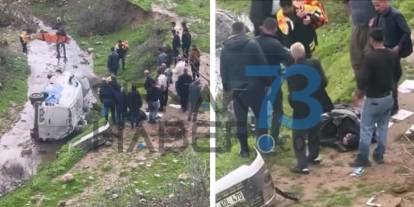 Araç Şarampole Uçtu: Sürücü Yaralandı