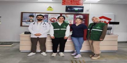 Yeşilay’dan Aile Sağlığı Merkezine Ziyaret