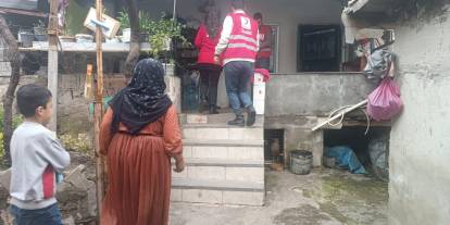 Türk Kızılay Şırnak Şubesi’nden Köylerdeki İhtiyaç Sahibi Ailelere Destek