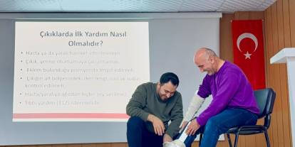 Uludere’de 150 Kişiye Uygulamalı İlk Yardım Eğitimi