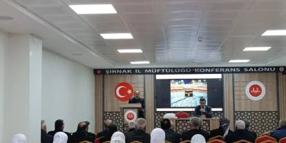 Şırnak’ta hacı adaylarına hazırlık semineri düzenlendi