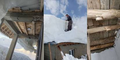 Faraşin Yaylası’nda Kar Esareti: Çatılar Çöktü, Vatandaş Yardım Bekliyor!