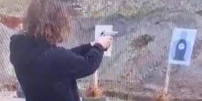 Okulda dehşet saçan saldırganın atış talimi yaptığı görüntüler ortaya çıktı