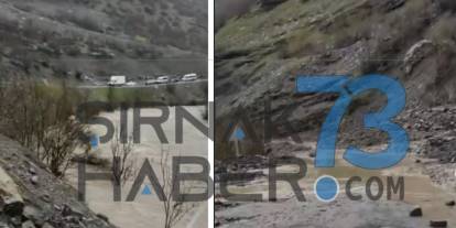 Şırnak'ta Heyelan Nedeniyle Kapanan Yol Yeniden Ulaşıma Açıldı