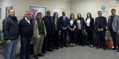 DEM Parti heyeti, Şırnak Esnaf ve Sanatkarlar Odası’nı ziyaret etti