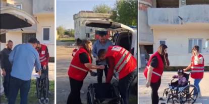 Kızılay’dan Şırnak’ta Özel Gereksinimli Çocuğa Tekerlekli Sandalye Desteği