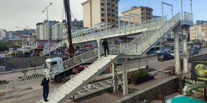 Şırnak Devlet Hastanesi Önüne Yapılan Üst Geçit Hizmete Açıldı