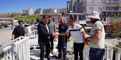 Başkan Yarka’dan Hastane Bölgesindeki Üst Geçit Çalışmalarına İnceleme