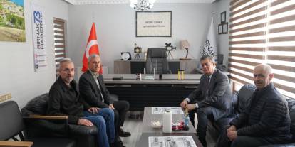 Başkan Yarka’dan Gazetemiz Şırnak Haber’e Ziyaret