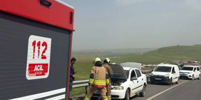 Şırnak'ta Araçtaki Gaz Kaçağına İtfaiye Müdahale Etti