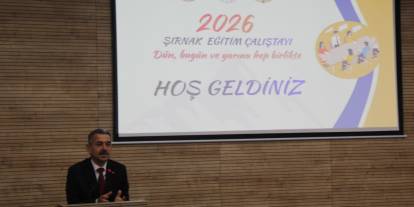 Şırnak’ta “Dün, Bugün ve Yarına Hep Birlikte” Eğitim Çalıştayı Düzenlendi