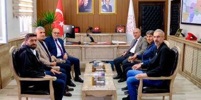 Basın Heyetinden İl Millî Eğitim Müdürü Cırıt’a Ziyaret