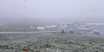 Şırnak'ta mayıs ayında Kar etkili oldu
