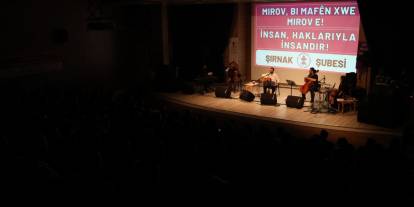 İhd Şırnak Şubesi'nde Dayanışma Konseri
