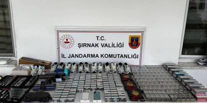 Şırnak’ta çok sayıda kaçak ürün ele geçirildi: 105 kişiye işlem yapıldı