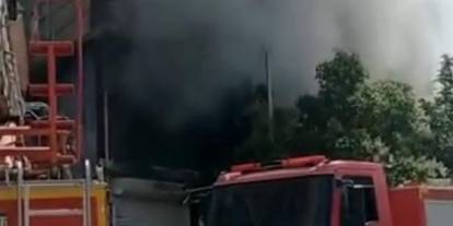 Kızıltepe'de bir iş yerinde yangın çıktı