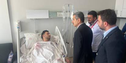 Şırnak Valisi Ekici hasta ziyaretinde bulundu