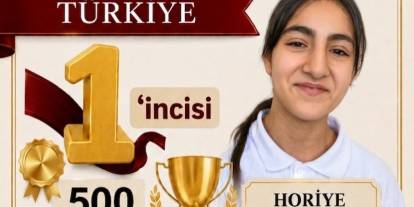 Şırnak'ta Eğitimde Büyük Gurur: Horiye Karahan Türkiye Birincisi Oldu!