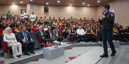 Astronot Tuva Cihangir Atasever, Şırnak'ta Öğrencilerle Buluştu
