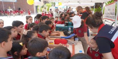Şırnak’ta minik ellere büyük görev: Sağlık elçisi oldular