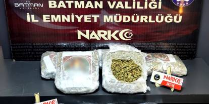 Batman’da durdurulan tırda 13 kilo uyuşturucu ele geçirildi