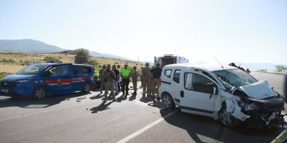 Van’da kazada 1 jandarma personeli şehit oldu, 5 kişi yaralandı