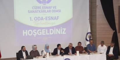 Cizre'de esnafın sorunları masaya yatırıldı