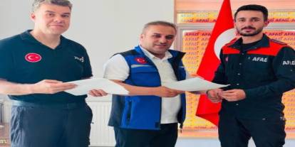Şırnak AFAD'ın 5 personeli uluslararası IRATA sertifikası aldı