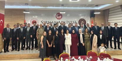 Şırnak’ta Tayini Çıkan Hakim Ve Savcılar Veda Programı Düzenlendi