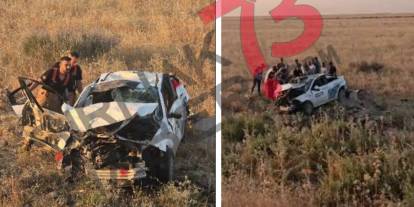 Cizre'de araç şarampole uçtu: 1 ölü, 2 yaralı