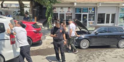 Şırnak'ta 4 Aracın Karıştığı Zincirleme Kaza Kamerada