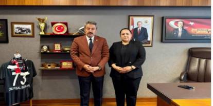 Eski Cizre Kaymakamı Nazlı Demir'den Milletvekili Arslan Tatar'a TBMM'de Ziyaret
