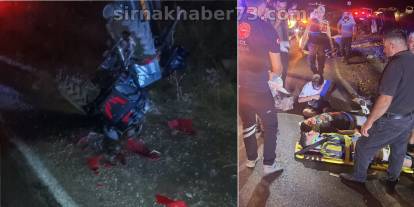 Şırnak'ta patpat devrildi: Çok sayıda yaralı var