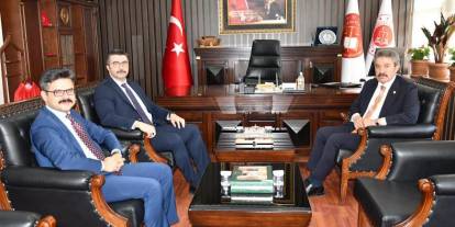 Milletvekili Arslan Tatar'dan Şırnak Cumhuriyet Başsavcısı Yusuf Canik'e hayırlı olsun ziyareti